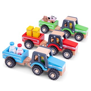 Tractor with trailer - animals